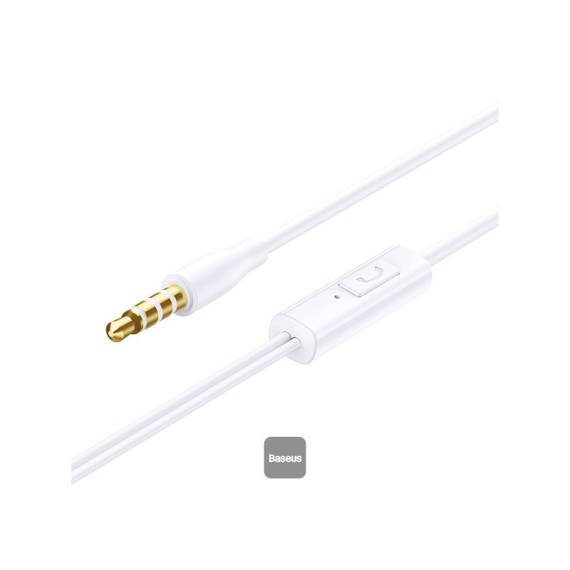 Buy Baseus Earphones Wired 3.5mm Encok - HZ11 - White in Cyprus, Nicosia, Limassol, Larnaka, Pafos
