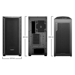 Buy be quiet! Shadow Base 800 DX - Mid Tower PC Case, Black, Tempered Glass, RGB... in Cyprus, Nicosia, Limassol, Larnaka, Pafos