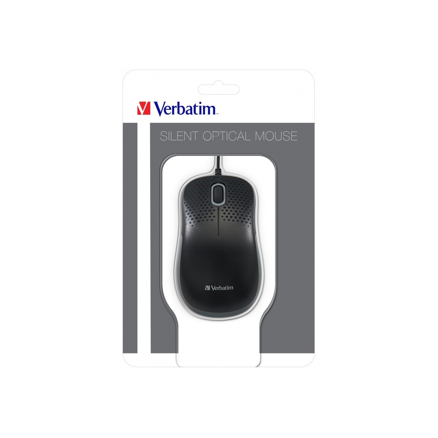 Verbatim Silent Corded Optical Mouse - Black (99790) (Boxed) — Buy in Cyprus with Fast Delivery