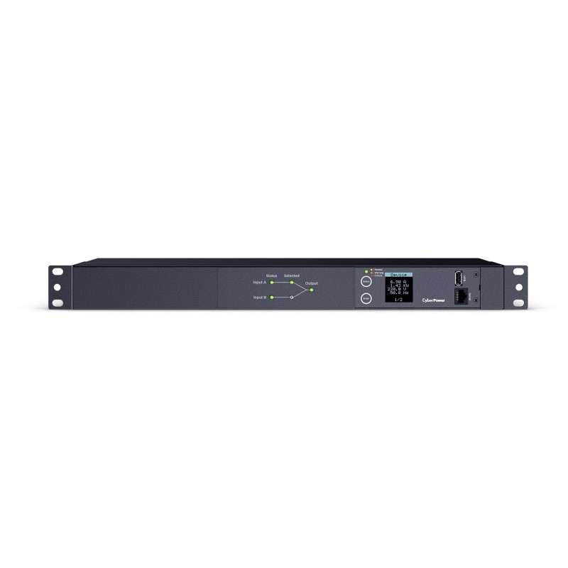 Buy CyberPower 10 Outlets PDU - PDU24005 - Auto Transfer Metered Switch in Cyprus, Nicosia, Limassol, Larnaka, Pafos