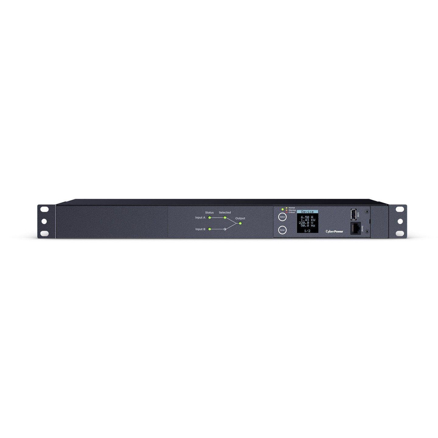 CyberPower 10 Outlets PDU - PDU24005 - Auto Transfer Metered Switch — Buy in Cyprus with Fast Delivery
