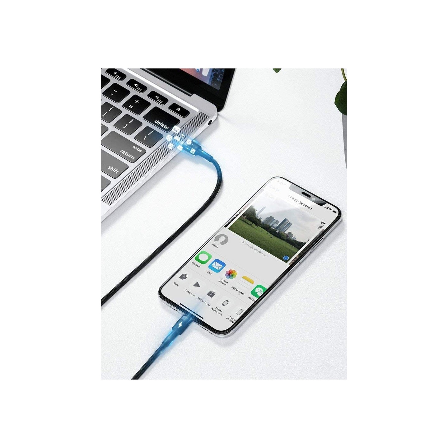 Baseus Cafule Cable - Type-C to Lightning PD 18W 1m Red — Buy in Cyprus with Fast Delivery