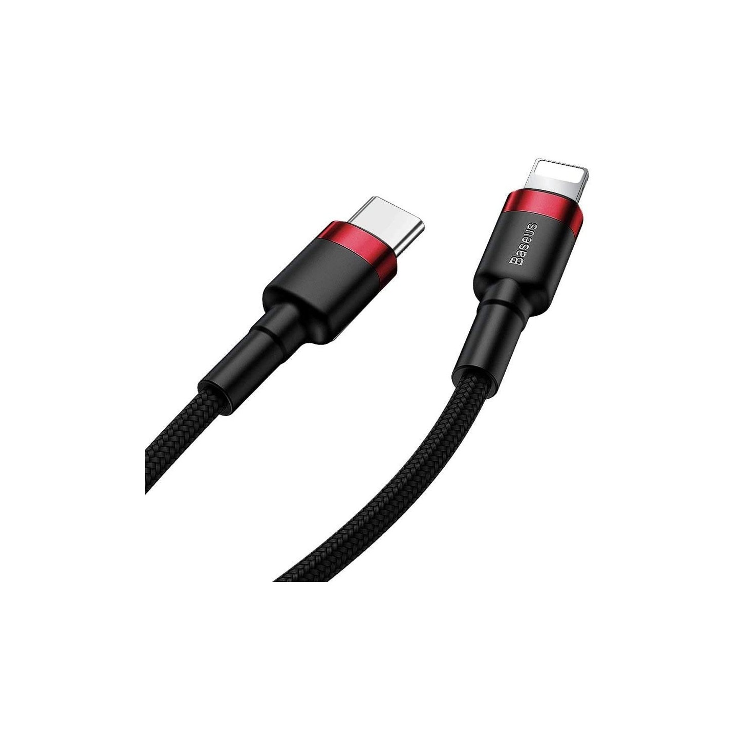 Baseus Cafule Cable - Type-C to Lightning PD 18W 1m Red — Buy in Cyprus with Fast Delivery
