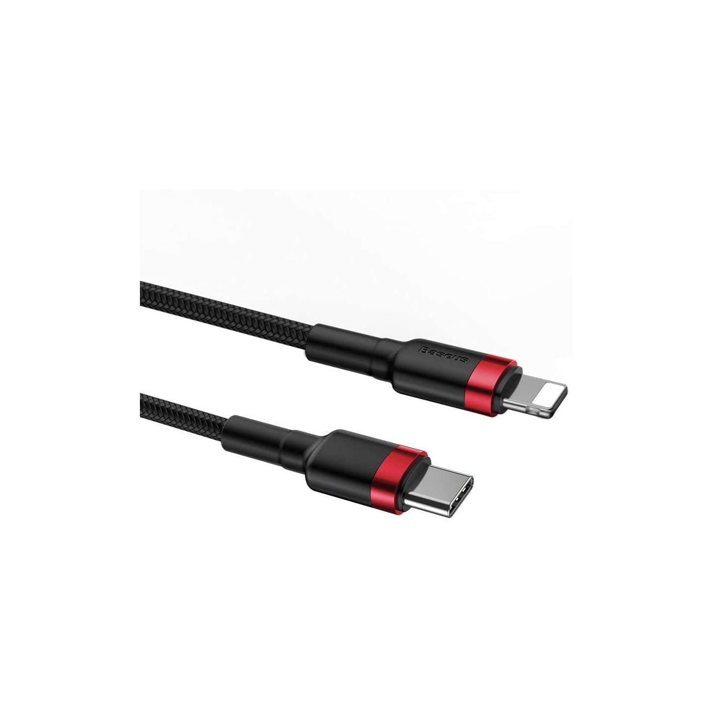 Baseus Cafule Cable - Type-C to Lightning PD 18W 1m Red — Buy in Cyprus with Fast Delivery
