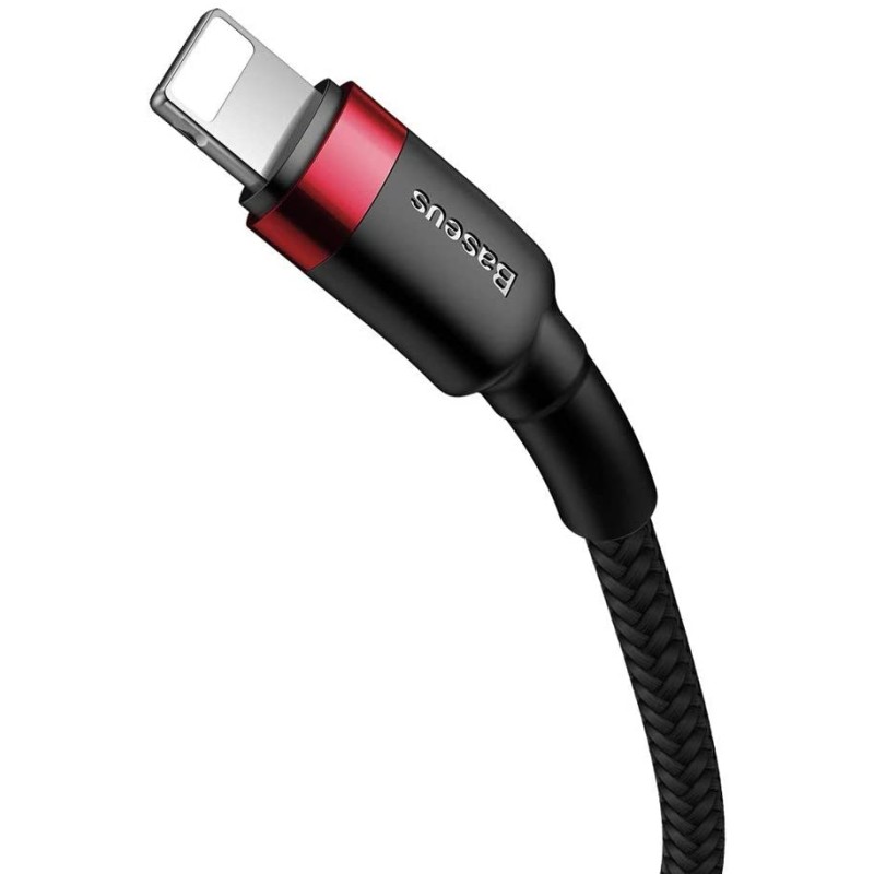 Buy Baseus Cafule Cable - Type-C to Lightning PD 18W 1m Red in Cyprus, Nicosia, Limassol, Larnaka, Pafos