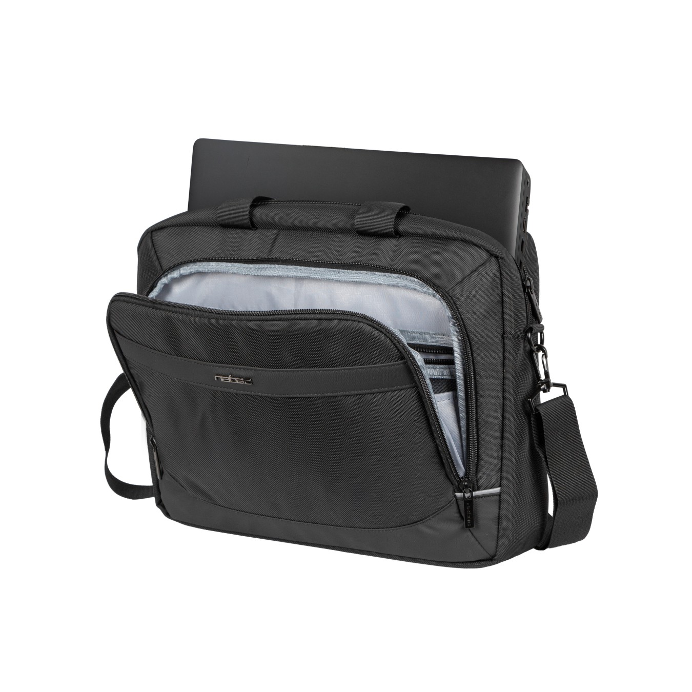 Natec NTO-2055 Laptop Bag 15.6" Black – Durable Polyester | Armenius Store