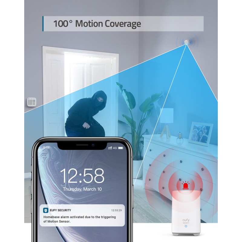 Buy Anker Eufy - 5piece Apartment Alarm Security Kit in Cyprus, Nicosia, Limassol, Larnaka, Pafos