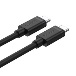Unitek Y-C477BK USB-C to USB-C 3.1 Gen1 Cable 1m 5Gbps 60W - Black (Boxed) — Buy in Cyprus with Fast Delivery