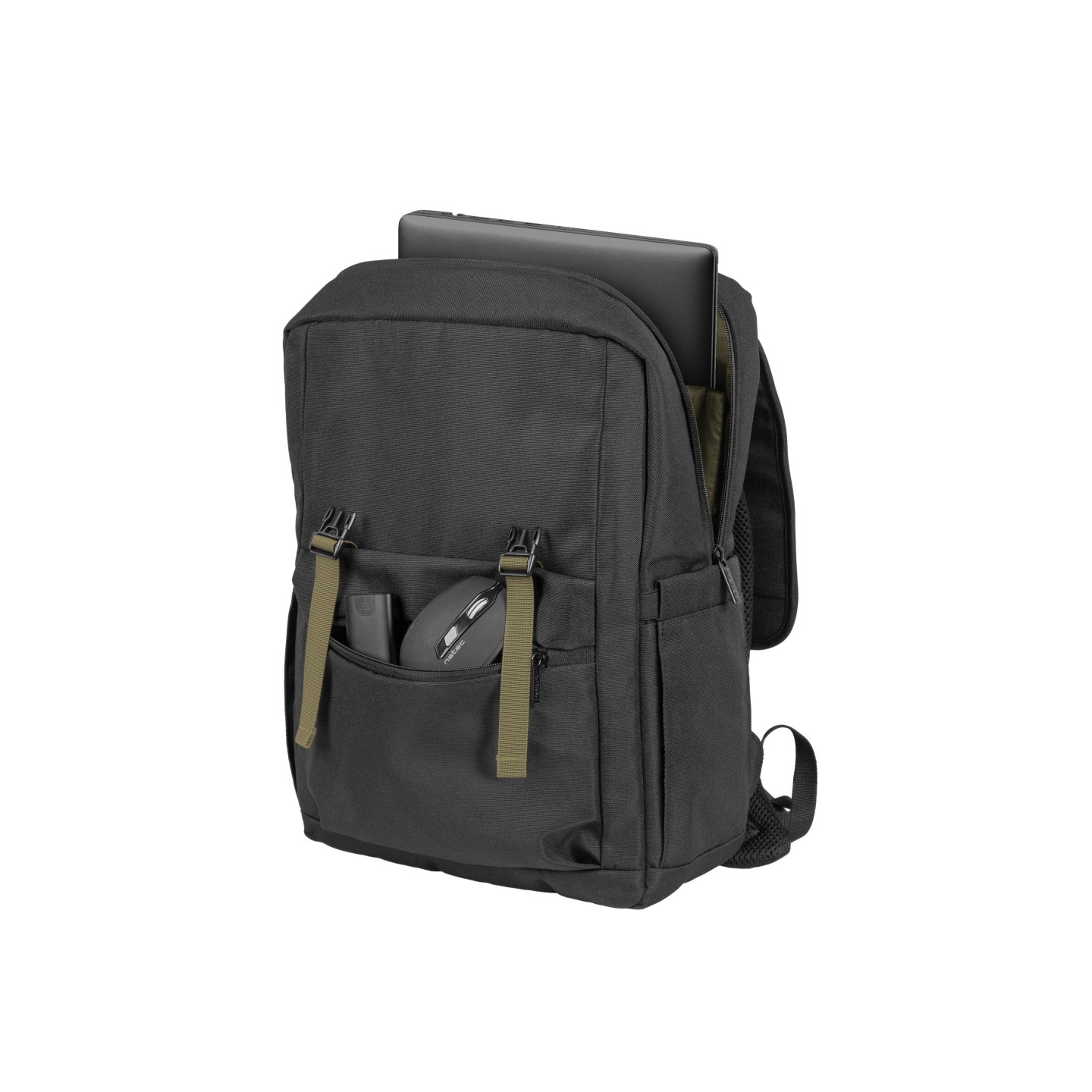 Natec Laptop Backpack - NIALA - 15.6'' 18L Black Green — Buy in Cyprus with Fast Delivery