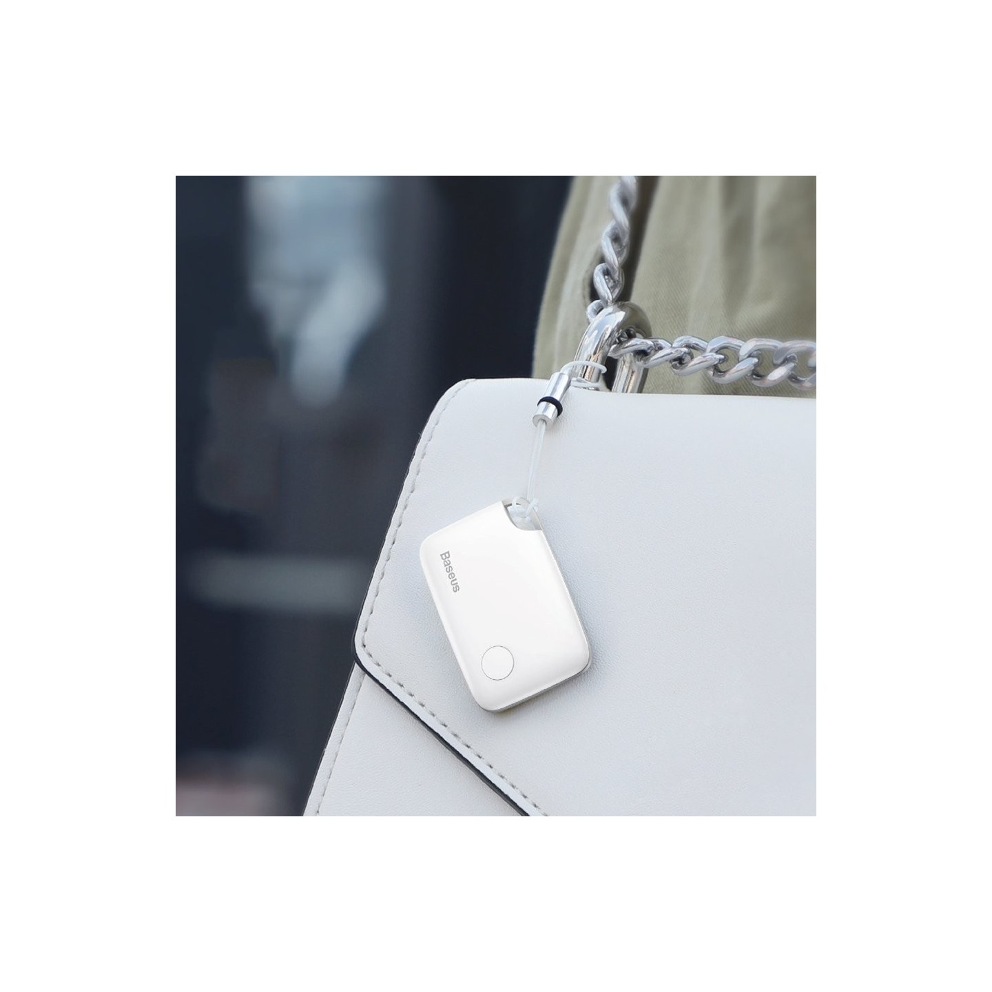 Baseus Intelligent Keychain Anti-Loss Device - T2 - White — Buy in Cyprus with Fast Delivery
