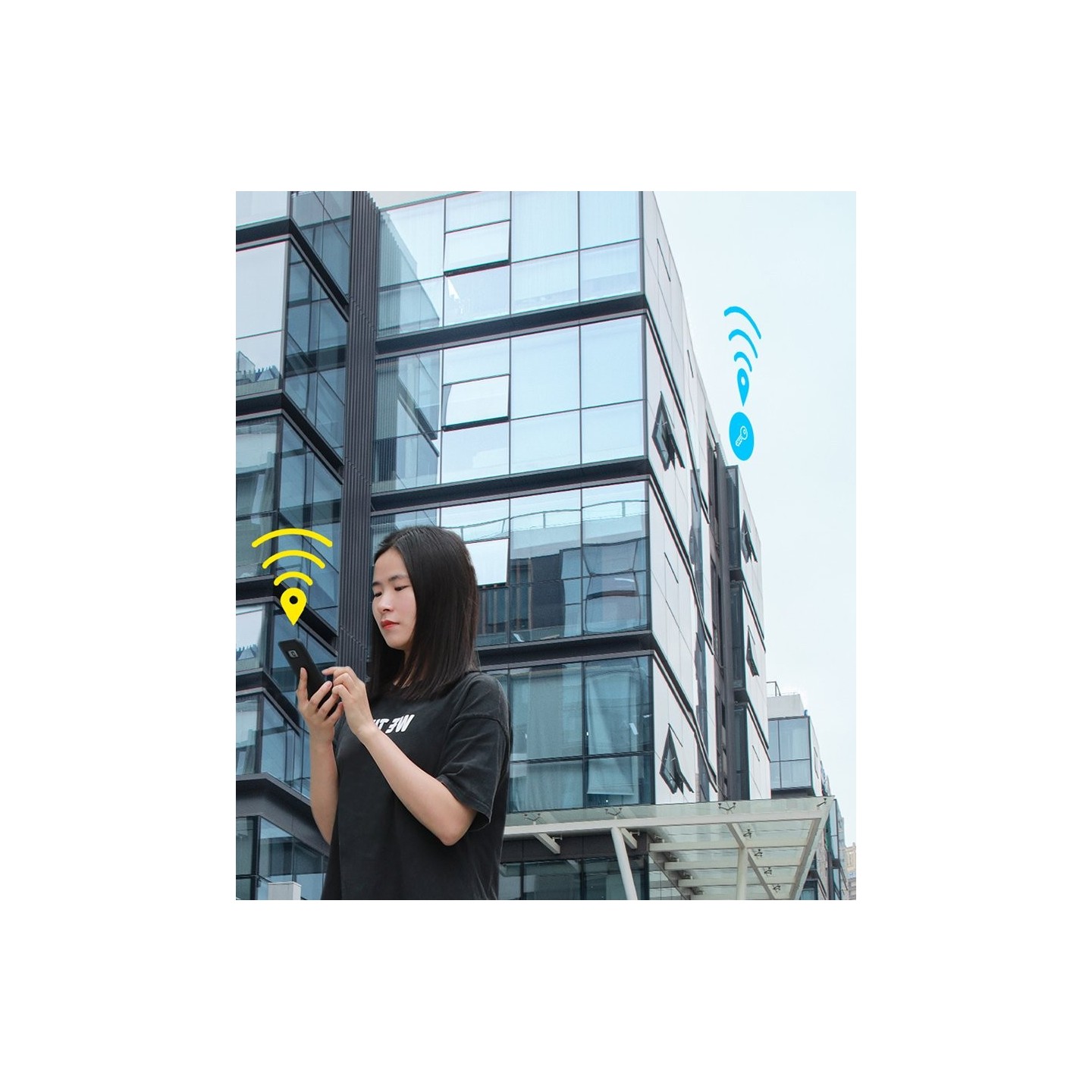 Baseus Intelligent Keychain Anti-Loss Device - T2 - White — Buy in Cyprus with Fast Delivery