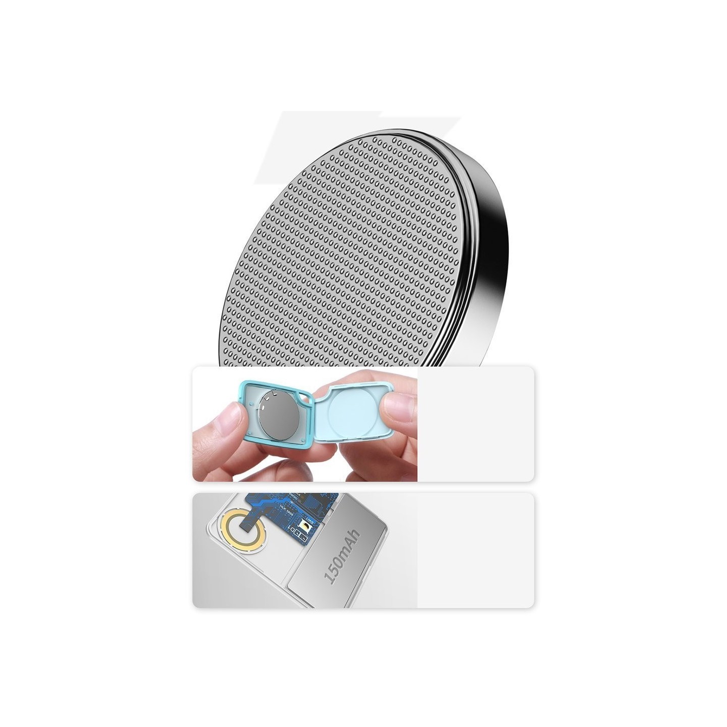 Baseus Intelligent Keychain Anti-Loss Device - T2 - White — Buy in Cyprus with Fast Delivery