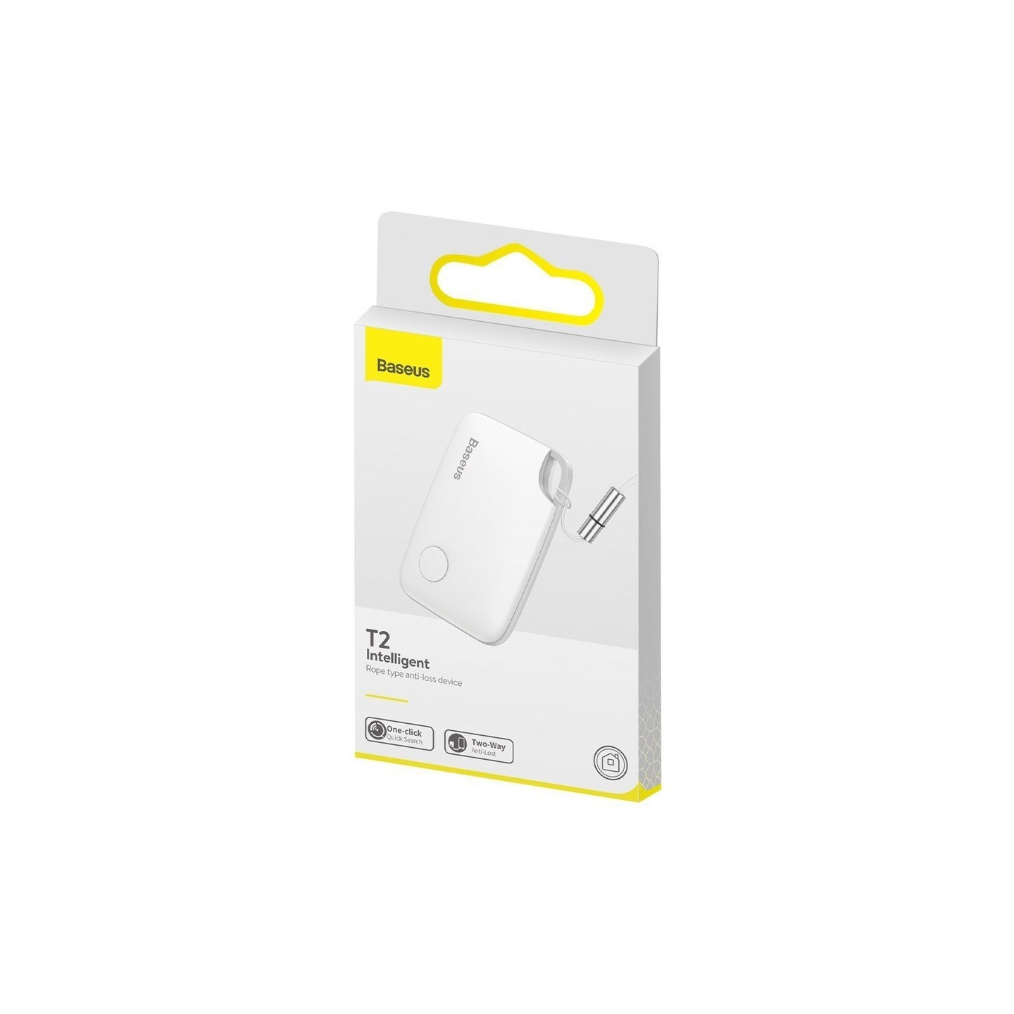Baseus Intelligent Keychain Anti-Loss Device - T2 - White — Buy in Cyprus with Fast Delivery
