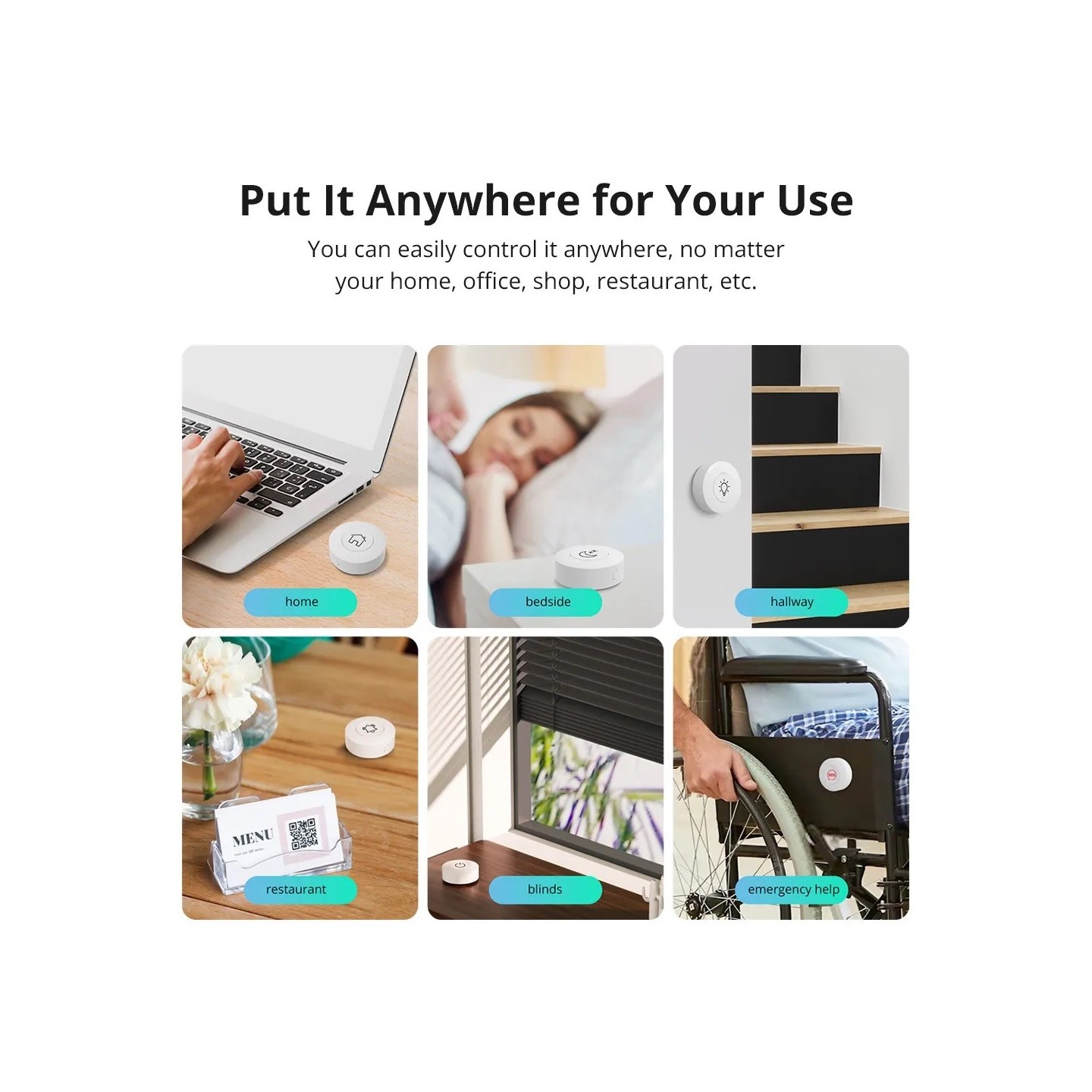 SONOFF Zigbee Smart Button - SNZB-01P — Buy in Cyprus with Fast Delivery