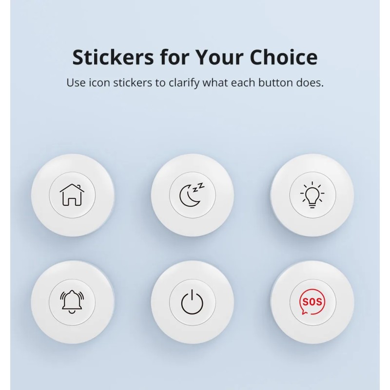 Buy SONOFF Zigbee Smart Button - SNZB-01P in Cyprus, Nicosia, Limassol, Larnaka, Pafos