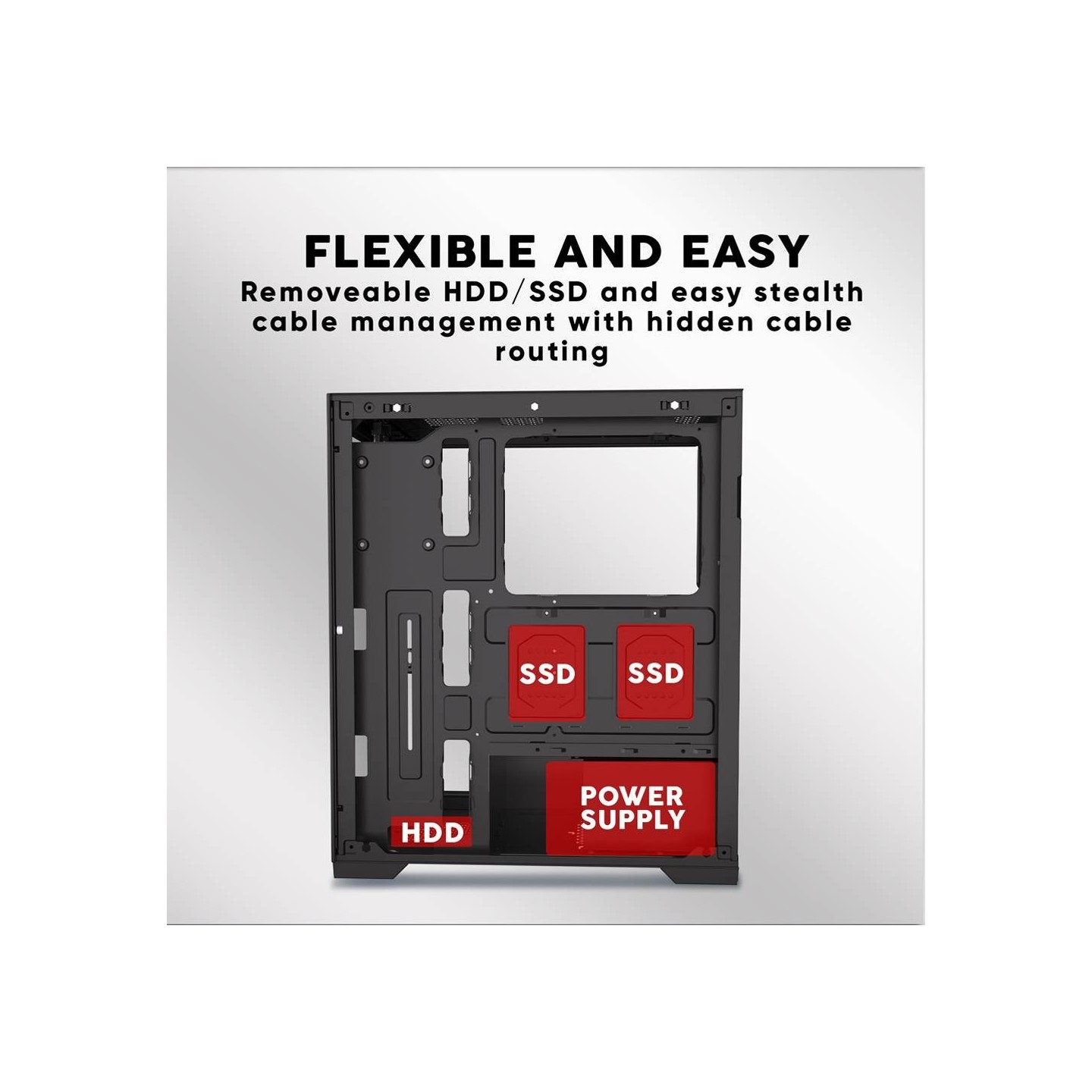 Armaggeddon Aquaron Pro ATX Gaming Case - Black (Boxed) — Buy in Cyprus with Fast Delivery