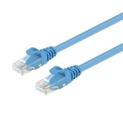 Buy Unitek CAT6 CU Patch Cable - Y-C1808ABL - 0.5m Blue in Cyprus, Nicosia, Limassol, Larnaka, Pafos