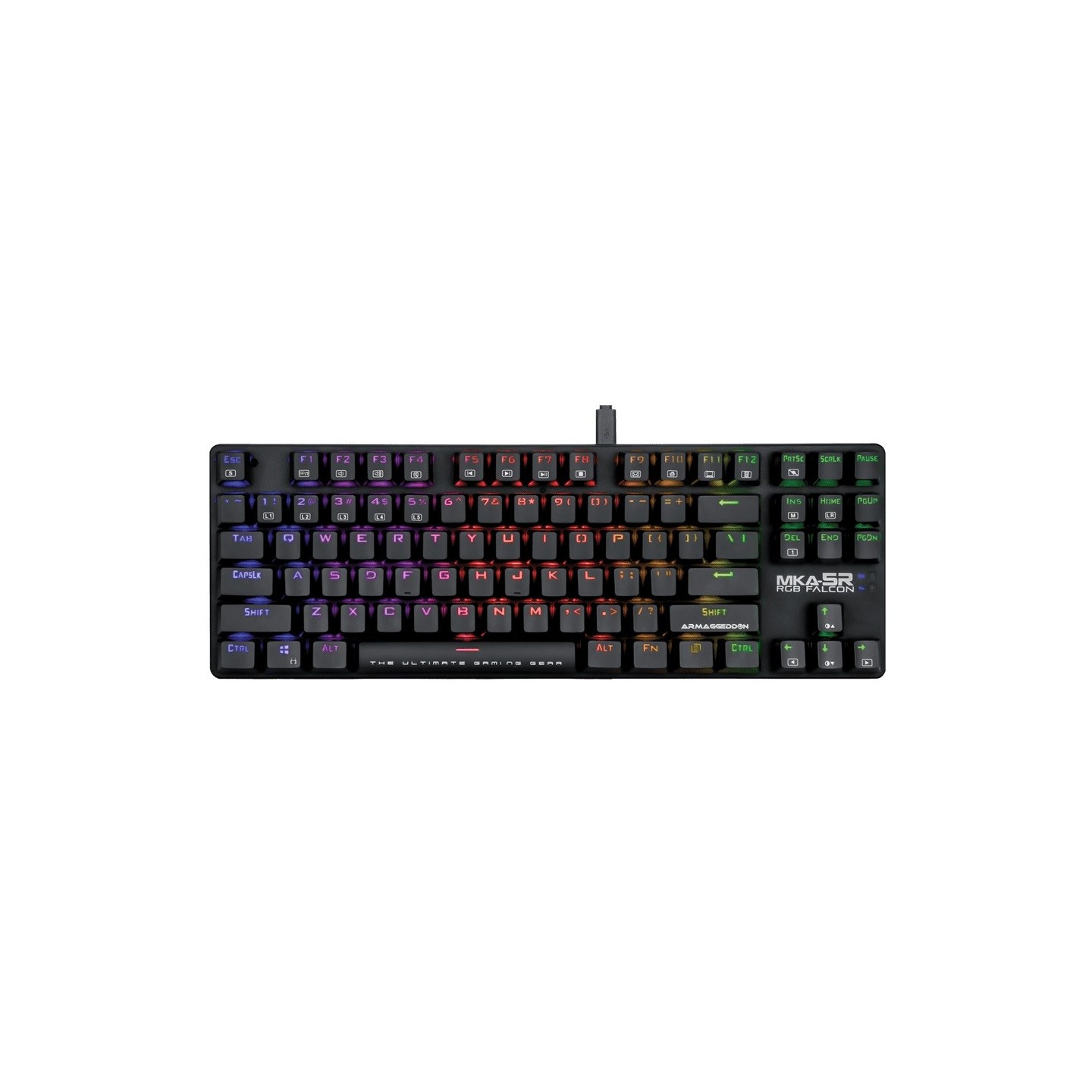 Armaggeddon MKA-5R RGB Falcon Mechanical Gaming Keyboard 87-Key Blue (Boxed) — Buy in Cyprus with Fast Delivery