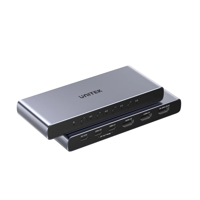 Buy Unitek HDMI USB-C Switch - V1313A - 4K 4in (2xHDMI + 2xUSB-C) 1xHDMI Out in Cyprus, Nicosia, Limassol, Larnaka, Pafos