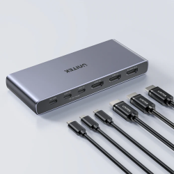 Buy Unitek HDMI USB-C Switch - V1313A - 4K 4in (2xHDMI + 2xUSB-C) 1xHDMI Out in Cyprus, Nicosia, Limassol, Larnaka, Pafos