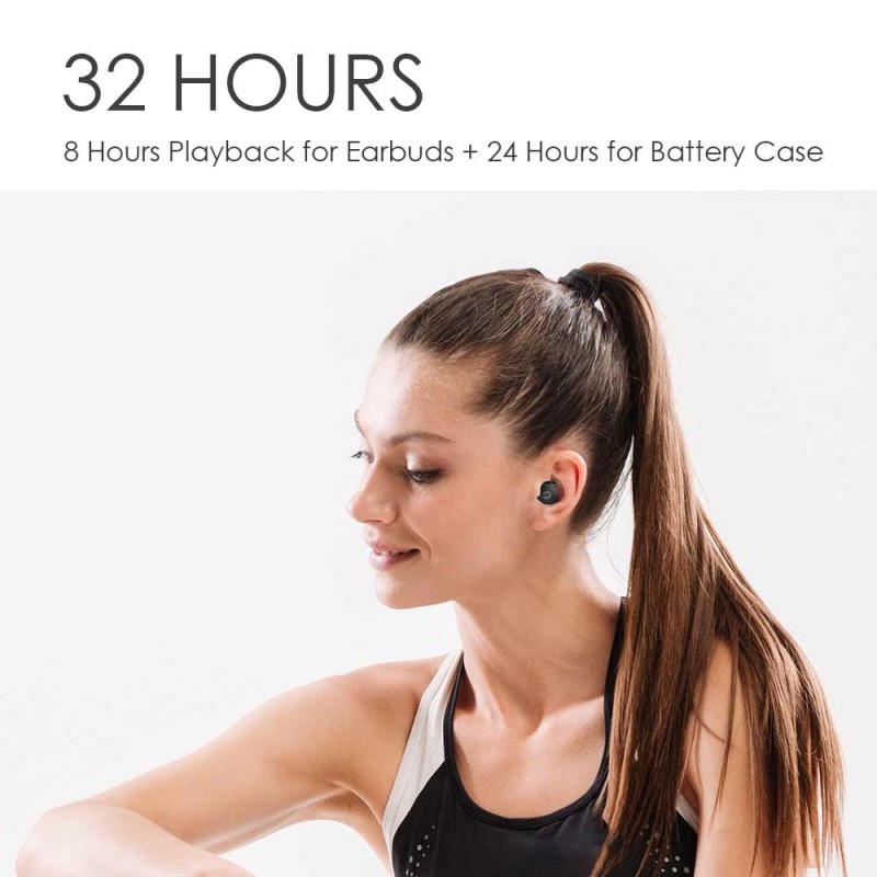 Buy SonicGear HYPERBASS Earphones - TWS 7 - Dual Driver Sweatproof White in Cyprus, Nicosia, Limassol, Larnaka, Pafos