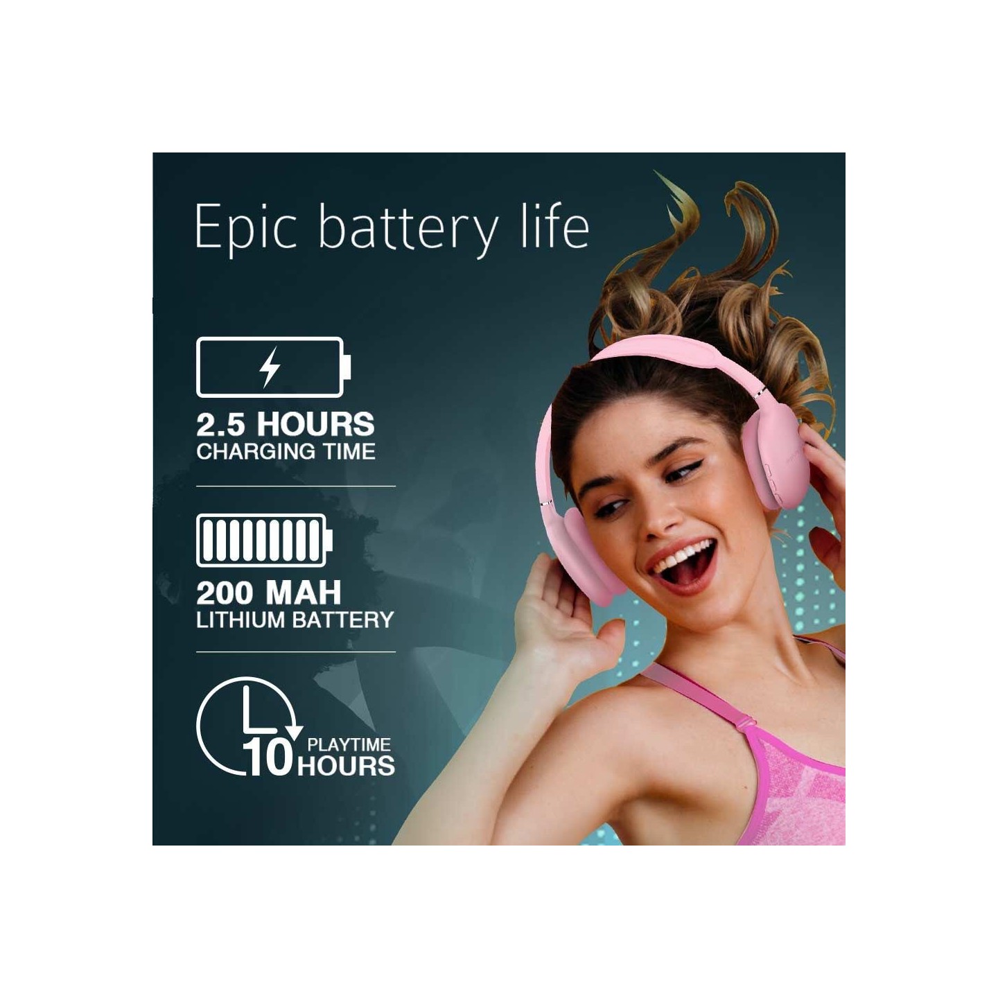 SonicGear - Airphone 6 - Bluetooth Headphones Pink — Buy in Cyprus with Fast Delivery