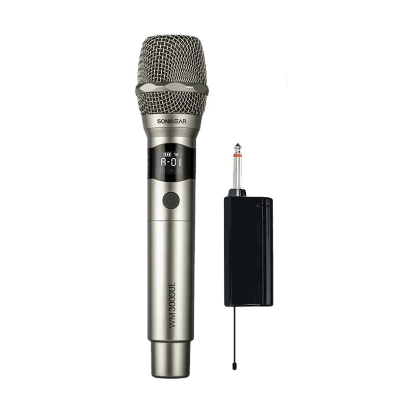 Buy SonicGear Microphone Wireless 2xHandsets - WM 3000UL - DUAL Obsidian in Cyprus, Nicosia, Limassol, Larnaka, Pafos