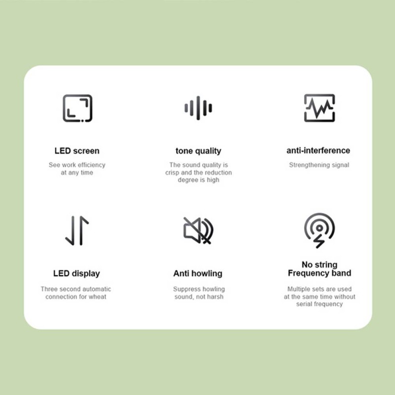 Buy SonicGear Microphone Wireless 2xHandsets - WM 3000UL - DUAL Obsidian in Cyprus, Nicosia, Limassol, Larnaka, Pafos