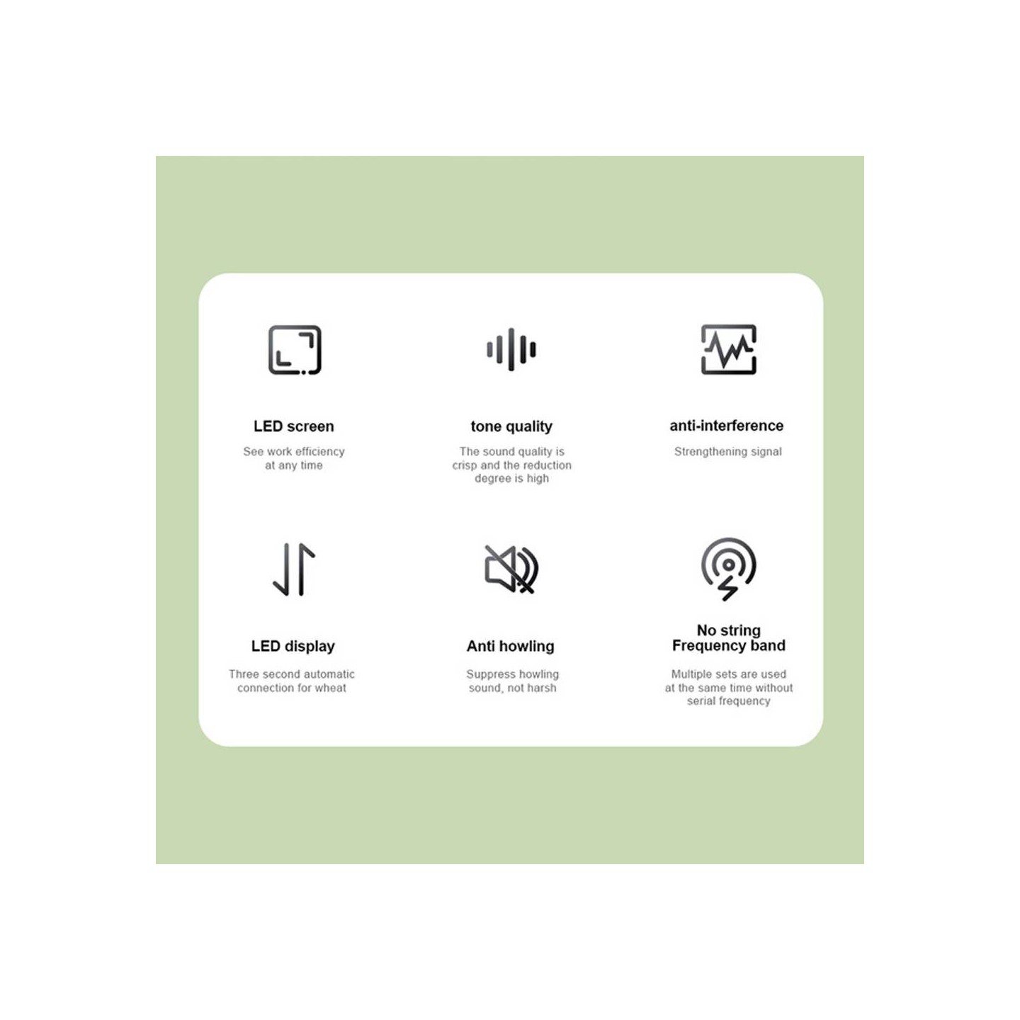 SonicGear Microphone Wireless 2xHandsets - WM 3000UL - DUAL Obsidian — Buy in Cyprus with Fast Delivery