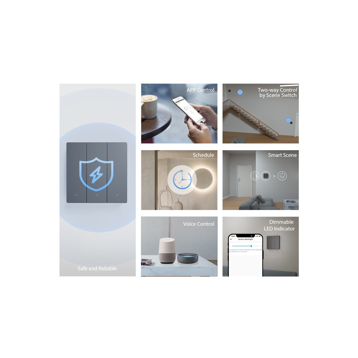 Sonoff WiFi Smart Wall Mechanical Switch - M5 UK 1C - 1 Button — Buy in Cyprus with Fast Delivery