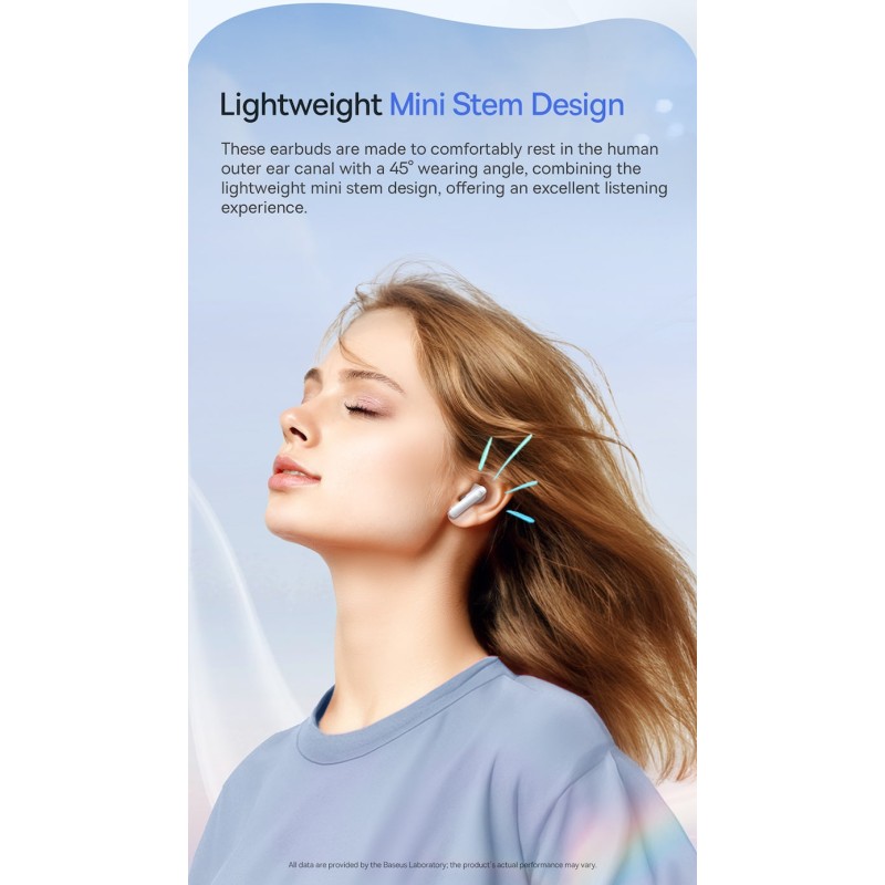 Buy Baseus Headphones In Ear TWS Bowie - E13 - Moon White in Cyprus, Nicosia, Limassol, Larnaka, Pafos