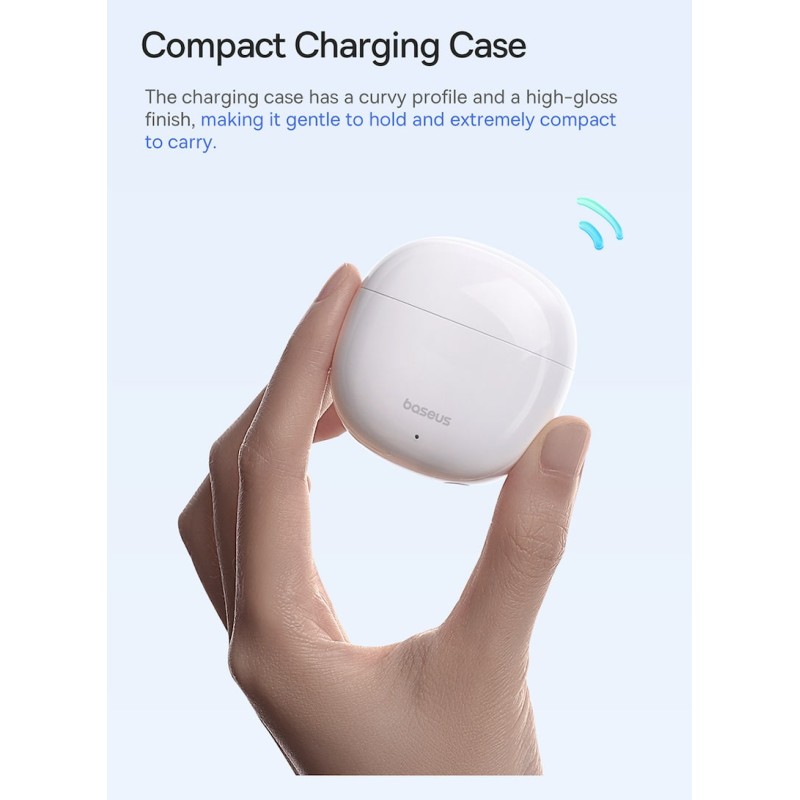 Buy Baseus Headphones In Ear TWS Bowie - E13 - Moon White in Cyprus, Nicosia, Limassol, Larnaka, Pafos