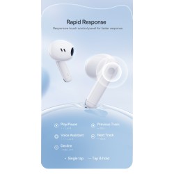 Buy Baseus Headphones In Ear TWS Bowie - E13 - Moon White in Cyprus, Nicosia, Limassol, Larnaka, Pafos