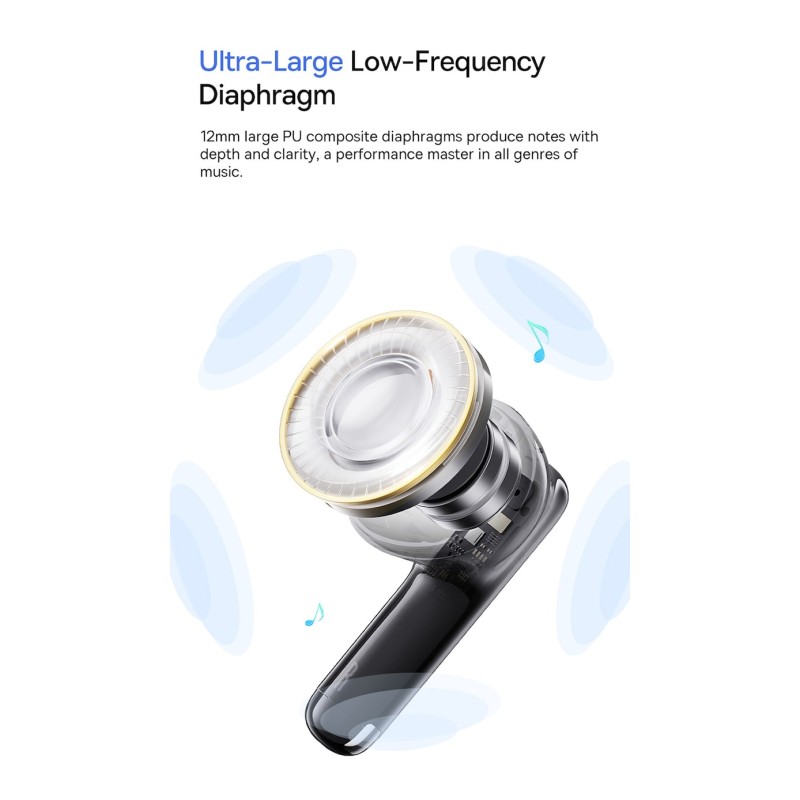 Buy Baseus Headphones In Ear TWS Bowie - E13 - Moon White in Cyprus, Nicosia, Limassol, Larnaka, Pafos