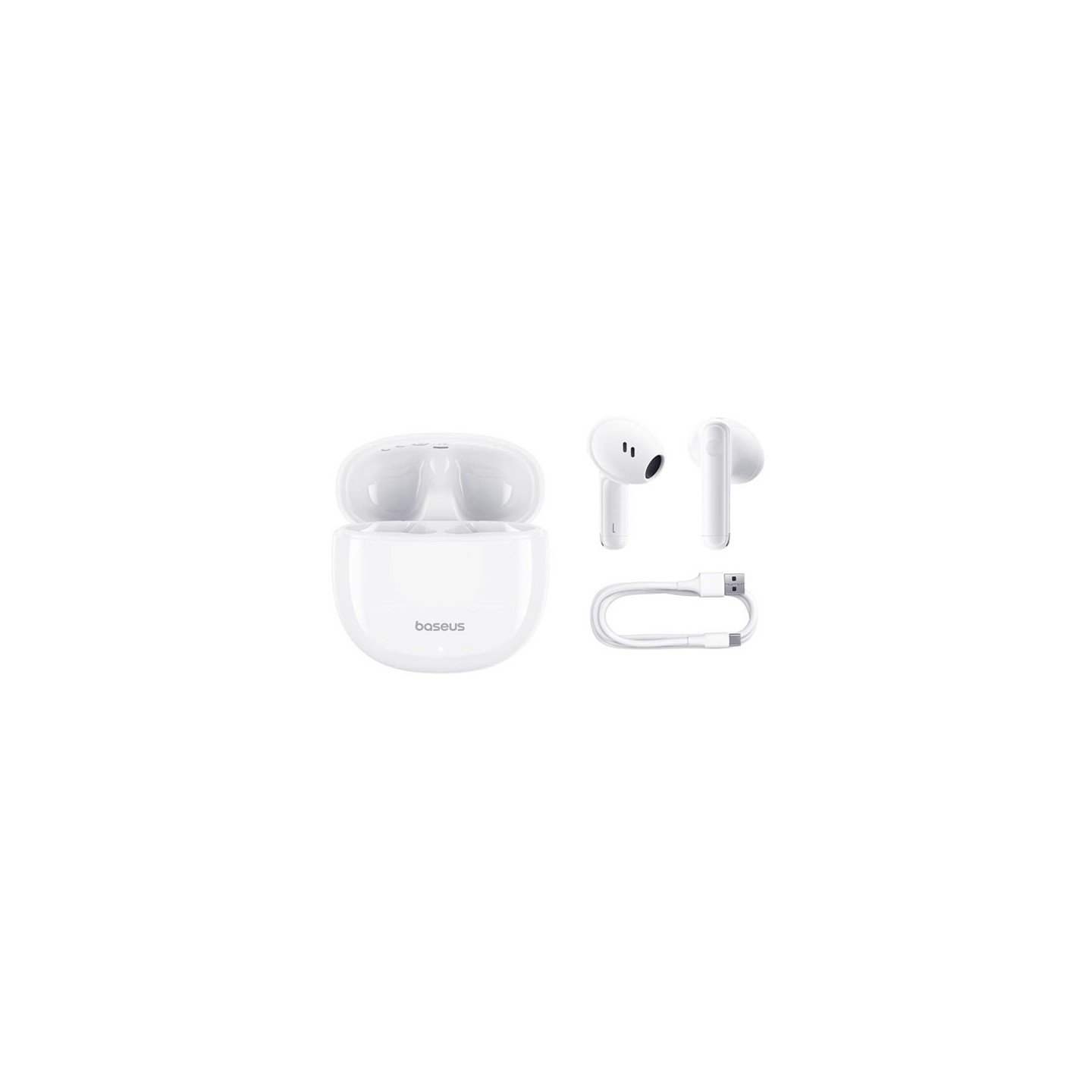 Baseus Headphones In Ear TWS Bowie - E13 - Moon White — Buy in Cyprus with Fast Delivery