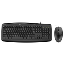 Genius Keyboard-Mouse Set KM-200 Wired English (Boxed) — Buy in Cyprus with Fast Delivery