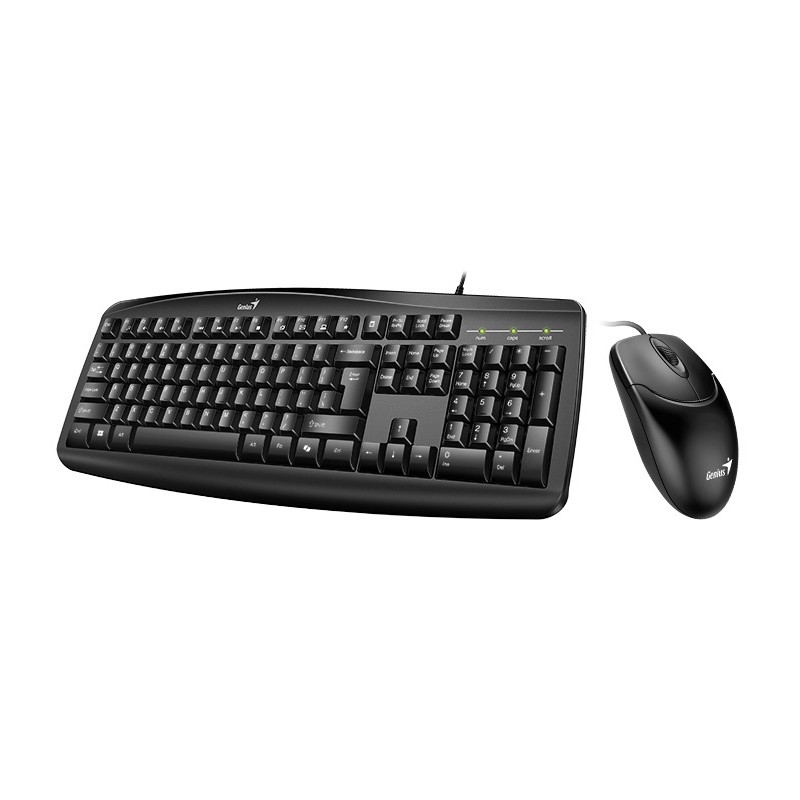 Buy Genius Keyboard-Mouse Set - KM-200 - Wired English in Cyprus, Nicosia, Limassol, Larnaka, Pafos