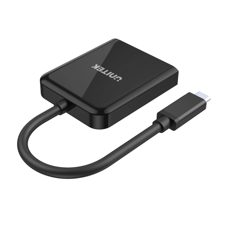 Buy Unitek V1407A Type-C To Dual DP 8K 60Hz Adapter with MST Dual Monitor in Cyprus, Nicosia, Limassol, Larnaka, Pafos