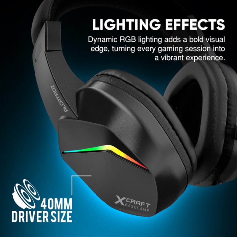 Buy Alcatroz X-Craft - 4in1 Gaming Set Keyb+Mouse+Mat+H set BASECAMP Black in Cyprus, Nicosia, Limassol, Larnaka, Pafos