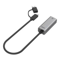 Buy Unitek Converter USB-C to LAN Gigabit Ethernet+USB-A - Y-3465A - USB-C to LA... in Cyprus, Nicosia, Limassol, Larnaka, Pafos