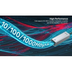 Buy Unitek Converter USB-C to LAN Gigabit Ethernet+USB-A - Y-3465A - USB-C to LA... in Cyprus, Nicosia, Limassol, Larnaka, Pafos