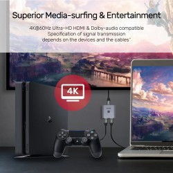 Buy Unitek Splitter Switch - V1127A - 4K HDMI 1in2 Out 2in1 Out Splitter Switch in Cyprus, Nicosia, Limassol, Larnaka, Pafos