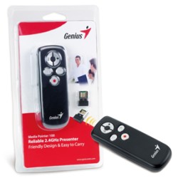 Buy Genius Wireless Laser Presenter - MEDIA POINTER 100 in Cyprus, Nicosia, Limassol, Larnaka, Pafos