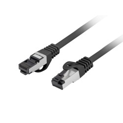Buy Lanberg Patch Cable - CAT8.1 S FTP CU LSZH 0.25m Black in Cyprus, Nicosia, Limassol, Larnaka, Pafos