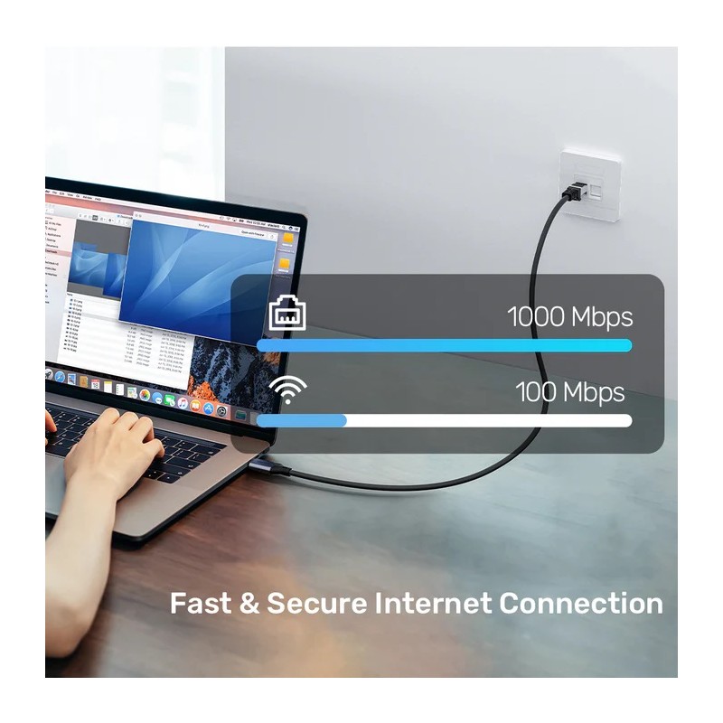 Buy Unitek Converter USB-C to Gigabit Ethernet Cable - C18148AGY-3M - 3.0m in Cyprus, Nicosia, Limassol, Larnaka, Pafos