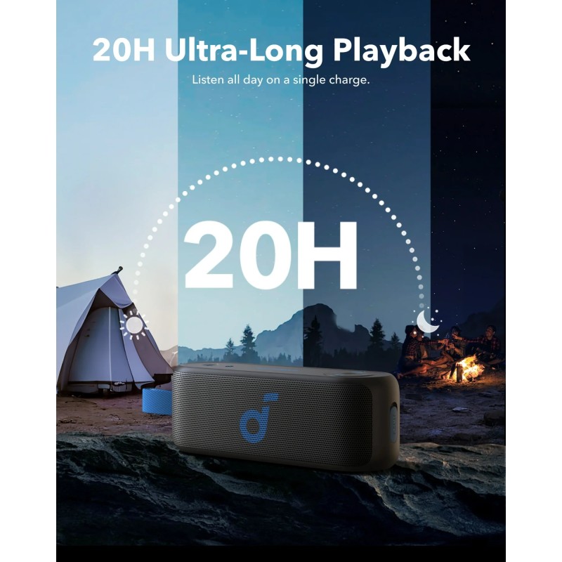 Buy Anker Soundcore Speaker - Select 3 - BT IPX7 Black in Cyprus, Nicosia, Limassol, Larnaka, Pafos