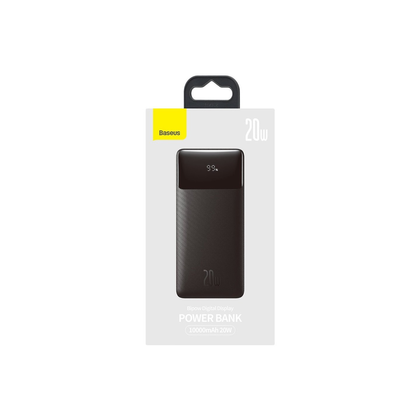 Baseus Powerbank - 20W 10000mAh Bipow Black — Buy in Cyprus with Fast Delivery
