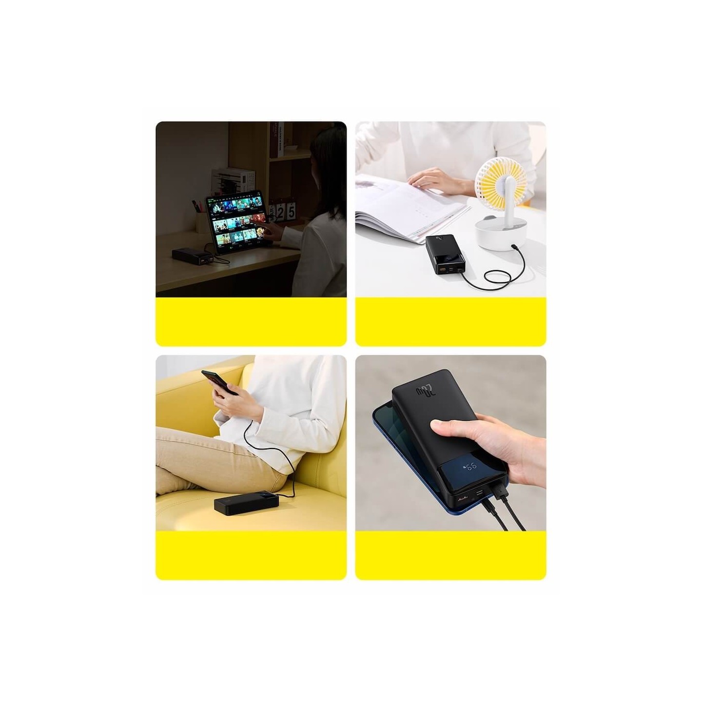 Baseus Powerbank - 20W 10000mAh Bipow Black — Buy in Cyprus with Fast Delivery