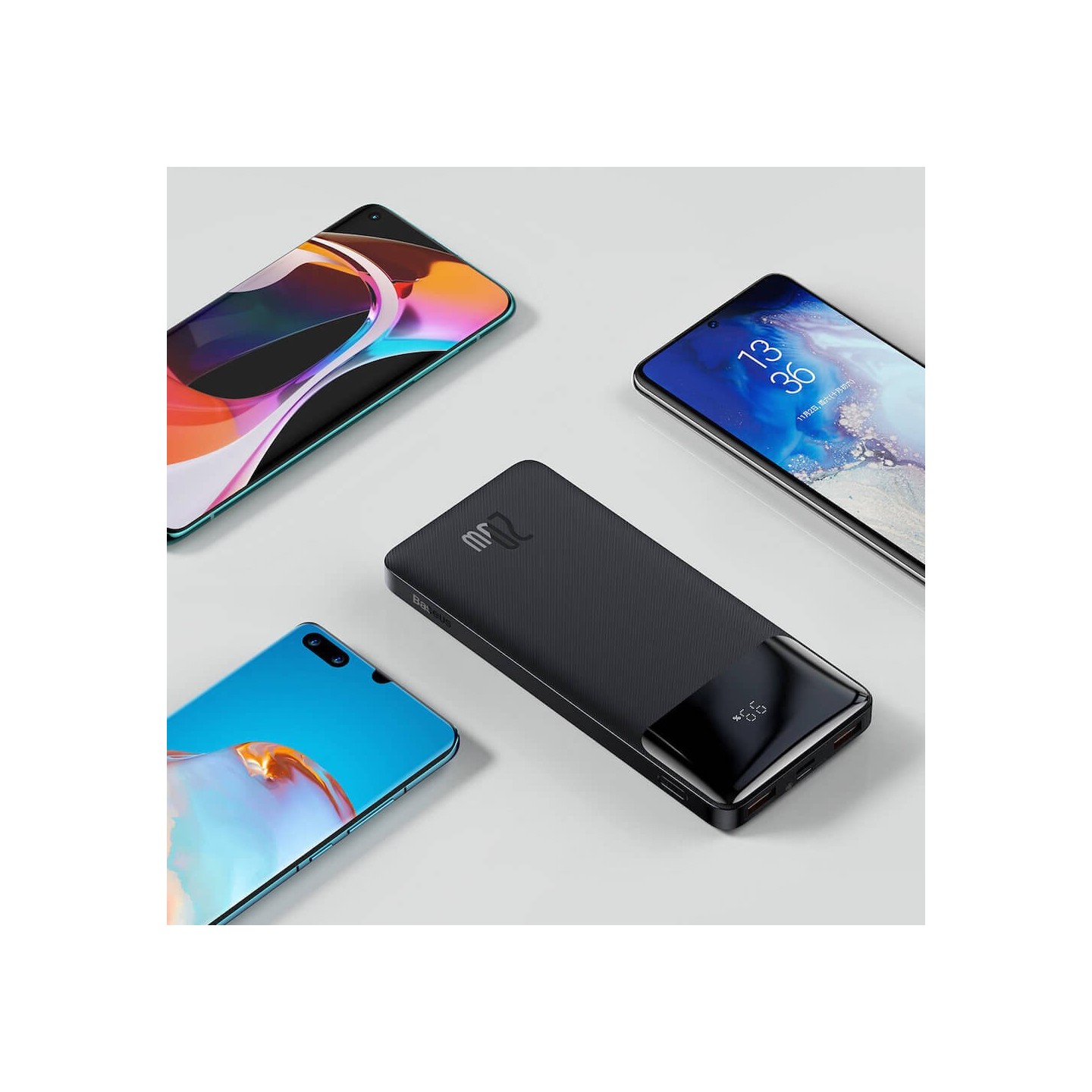 Baseus Powerbank - 20W 10000mAh Bipow Black — Buy in Cyprus with Fast Delivery