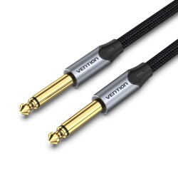 Buy Vention AUDIO - BASHG - 6.3mm M-M Braided Cable Aluminum 1.5m in Cyprus, Nicosia, Limassol, Larnaka, Pafos